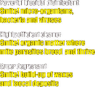 Powerful biocidal disinfectant  	